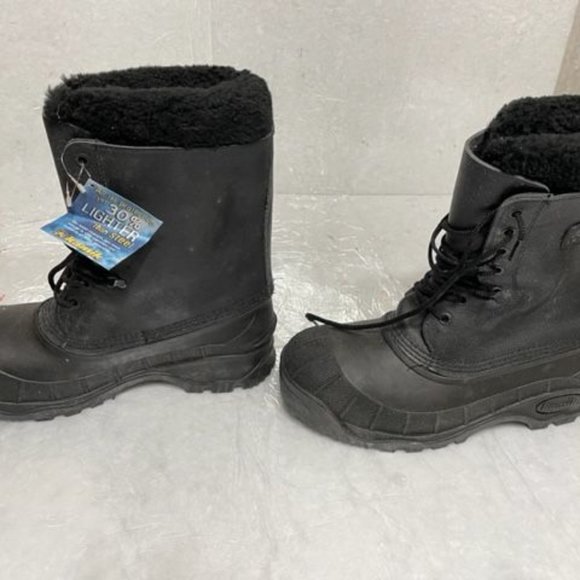 KAMIK Industrial Safety Toe Insulated Waterproof Black Work Boots Size 10 main image 8